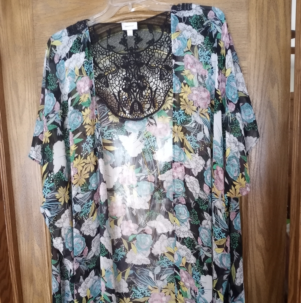 Flowered Over shirt